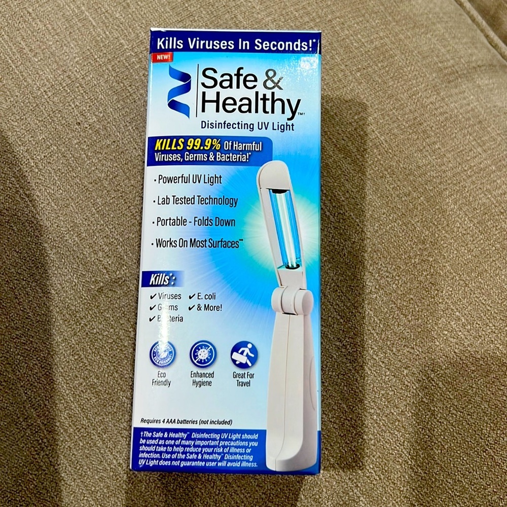 NEW! Disinfecting UV light